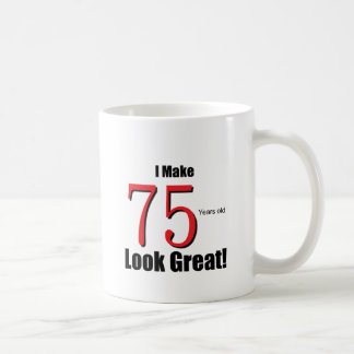 Ich mache 75 Jahre alte Blick-groß! Tasse