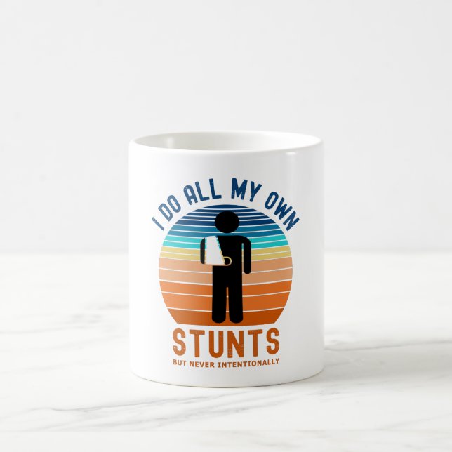 Ich mache alle meine eigenen Stunts Kaffeetasse (Mittel)