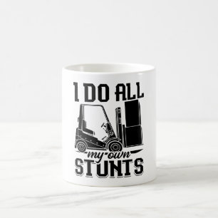 Ich mache alle meinen eigenen Stunts-Stapler-Treib Kaffeetasse