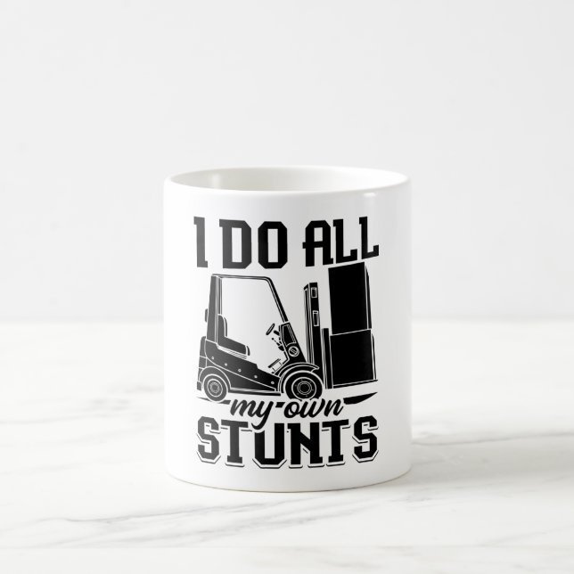Ich mache alle meinen eigenen Stunts-Stapler-Treib Kaffeetasse (Mittel)