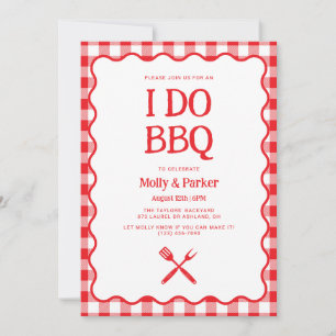 Ich mache BBQ Hochzeits-Barbecue-Einladung Einladung