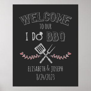 Ich mache BBQ Junggesellinnen-Abschied Engagement  Poster