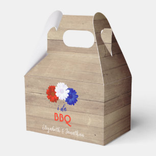Ich mache BBQ Patriotische Blüten Geschenkschachtel