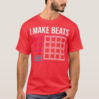 Ich mache Beats Dj Music Beat Pad Audio Producer G T-Shirt