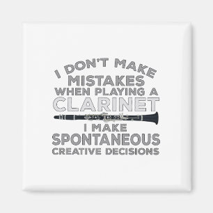 Ich mache beim Klarinettenspielen keine Fehler Magnet