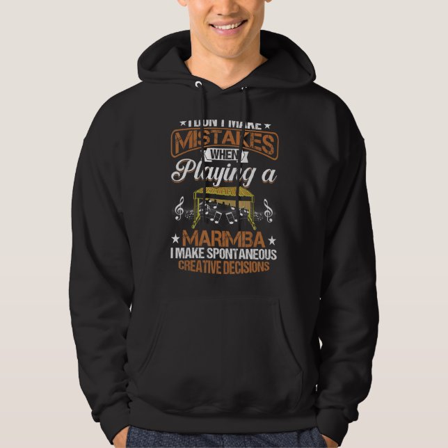 Ich mache beim Marimba keine Fehler Hoodie (Vorderseite)