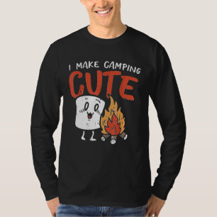 Ich mache Camping Niedlich Marshmallow Campfire Ca T-Shirt