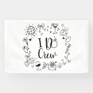 Ich mache Crew Junggeselinnen-Abschied Banner