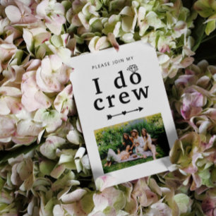Ich mache Crew, wirst du meine Bridesmaid sein? Einladung