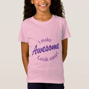 Ich mache das Aussehen leicht T-Shirt