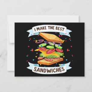 Ich mache das beste Sandwichkleid für Liebhaber vo Einladung