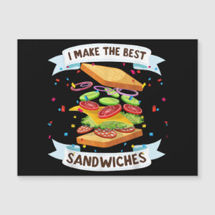 Ich mache das beste Sandwichkleid für Liebhaber vo Magnetkarte