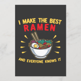 Ich mache die besten Ramen und jeder weiß es Einladung