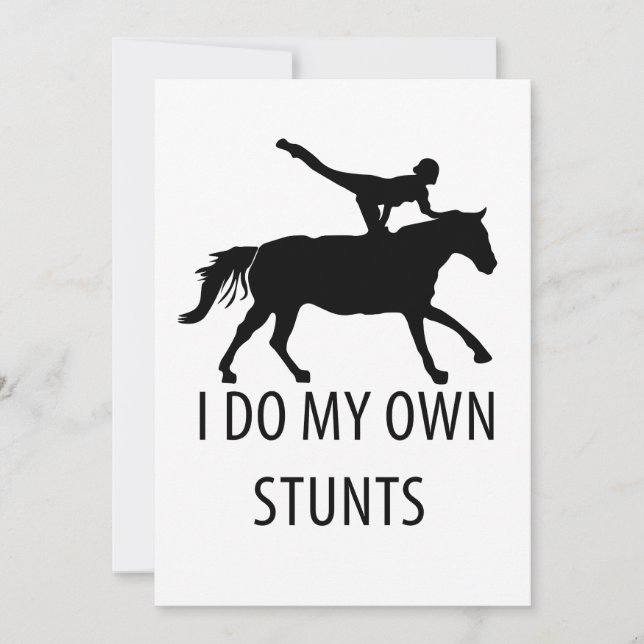 Ich mache eigene Stunts Vaulting Horseriding (Vorderseite)