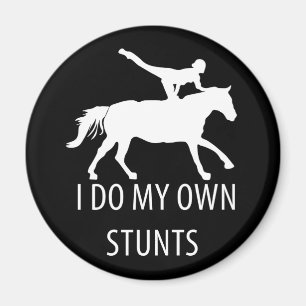 Ich mache eigene Stunts Vaulting Horseriding Magnet