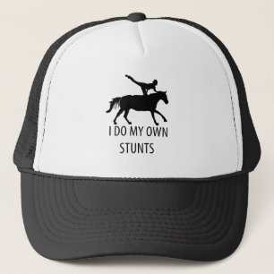 Ich mache eigene Stunts Vaulting Horseriding Truckerkappe