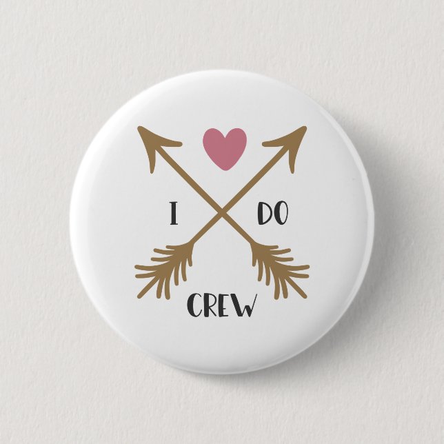 Ich mache einen Vorschlag für Hochzeiten von CREWS Button (Vorderseite)