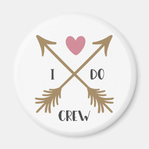 Ich mache einen Vorschlag für Hochzeiten von CREWS Magnet