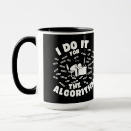 Ich mache es für den Algorithmus schwarzen Hinterg Tasse
