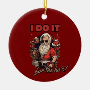 Ich mache es für den lustigen Weihnachtsweih-Spaß, Keramik Ornament