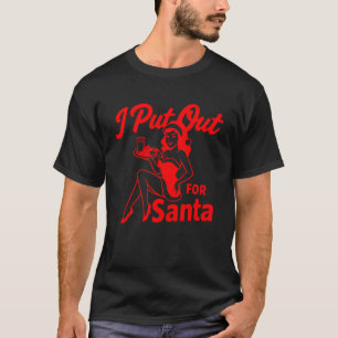 Ich mache es für den Weihnachtsmann Frauen Lustige T-Shirt