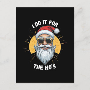 Ich mache es für die Ho s Lustiger Weihnachten San Begleitkarte