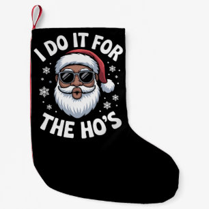 Ich mache es für die Hos Weihnachten Afroamerikani Kleiner Weihnachtsstrumpf