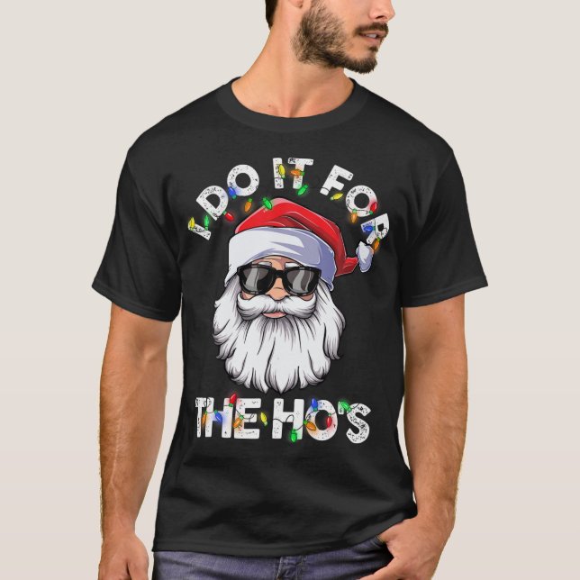 Ich mache es für die Weihnachtsbrille der Ho T-Shirt (Vorderseite)