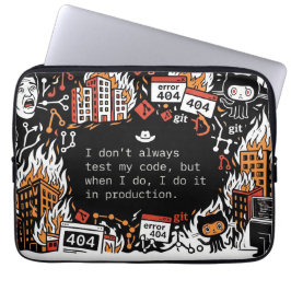 Ich mache es in der Produktion - Laptop-Hülle für Laptopschutzhülle