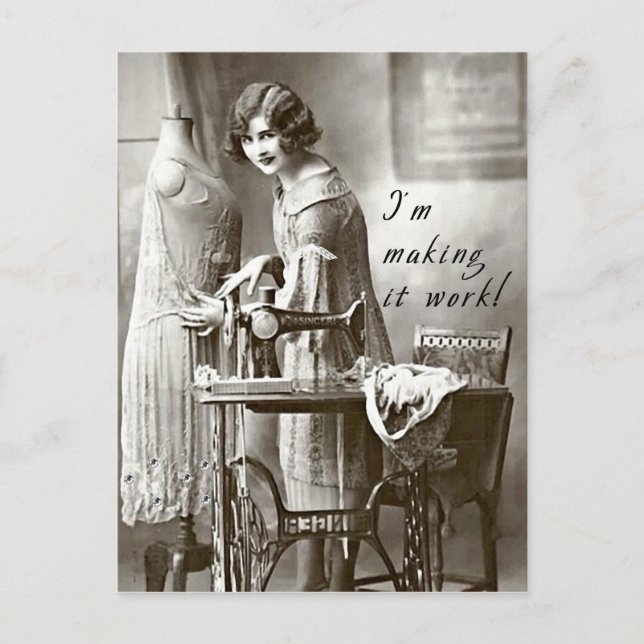 Ich mache es zum Laufen Postkarte (Vorderseite)