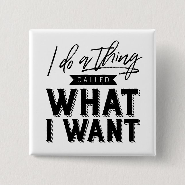 Ich mache etwas, das ich Typografie Wollte Button (Vorderseite)