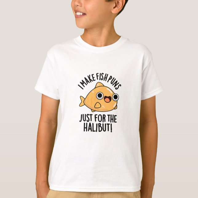 Ich mache Fischfedern nur für den Halibut Funny Pu T-Shirt (Vorderseite)