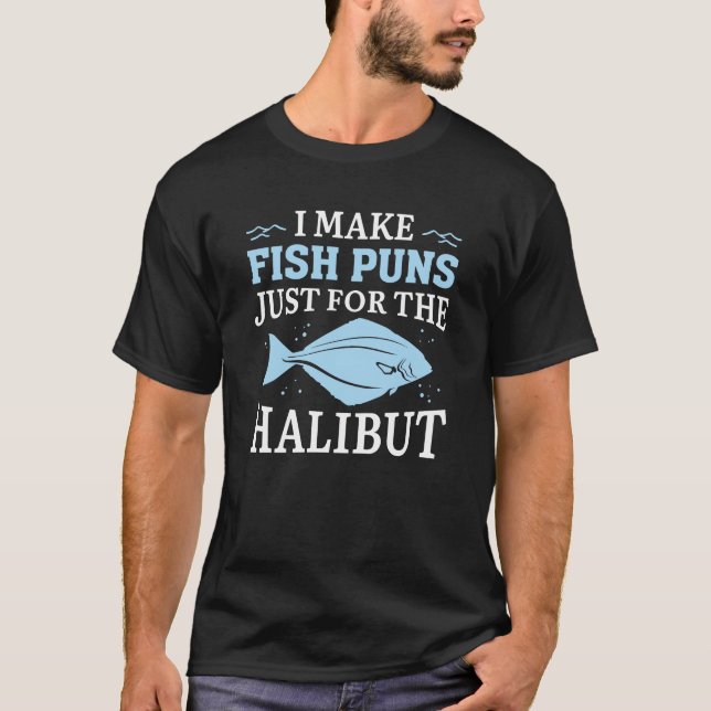 Ich mache Fischfedern nur für den Halibut T-Shirt (Vorderseite)