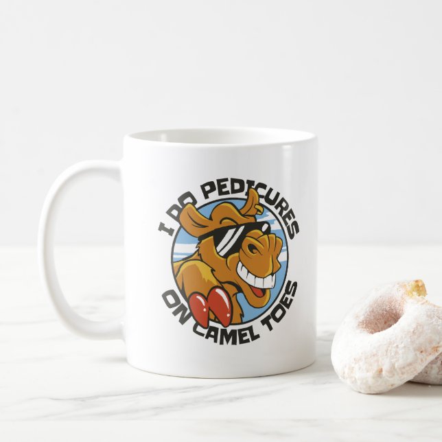 ICH MACHE FRIEDEN AUF KAMELZEN KAFFEETASSE (Mit Donut)