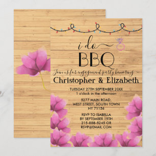 Ich mache GRILLEN Engagement Party-Saitenleuchten  Einladung