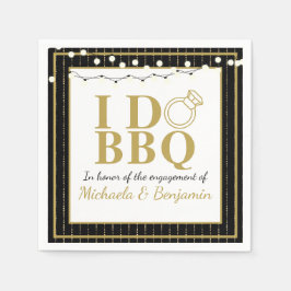 Ich mache GRILLEN Paare Dusche Engagement Party Serviette