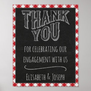 Ich mache GRILLEN Party danke Ihnen von neuem Unte Poster