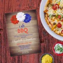 Ich mache GRILLEN Patriotic Floral Engagement Part