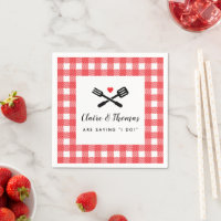 Ich mache GRILLEN Red Picnic Paare Name