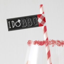 Ich mache GRILLEN Straw Tag Drink Flag