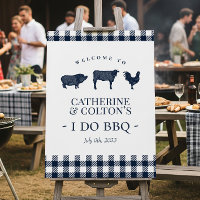Ich mache GRILLEN Willkommenssigne Vintag Blue Gin