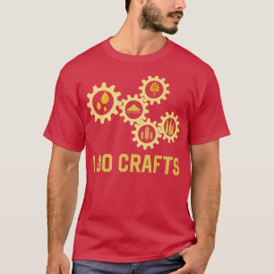 Ich mache Handwerk Zuhause Bierbrauerei Biertrinke T-Shirt