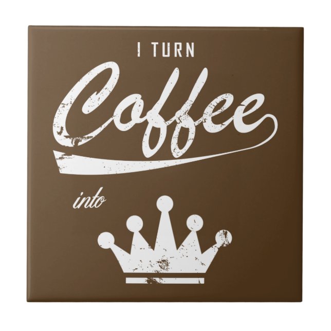 Ich mache Kaffee in KOMs Fliese (Vorderseite)