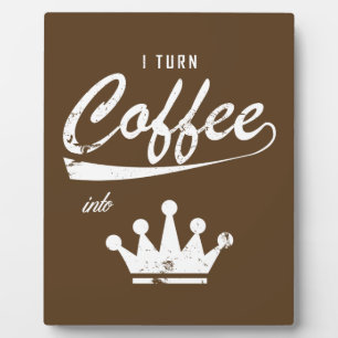 Ich mache Kaffee in KOMs Fotoplatte