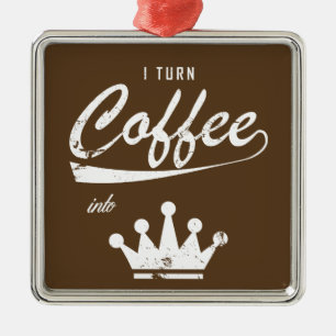 Ich mache Kaffee in KOMs Ornament Aus Metall