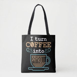 Ich mache Kaffee in Lohnrolle