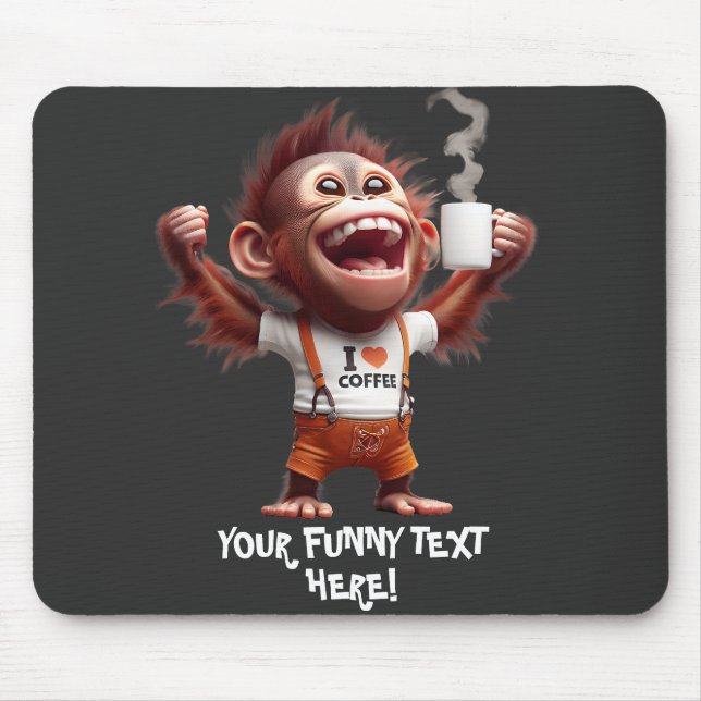 Ich mache Kaffee Mousepad (Vorne)