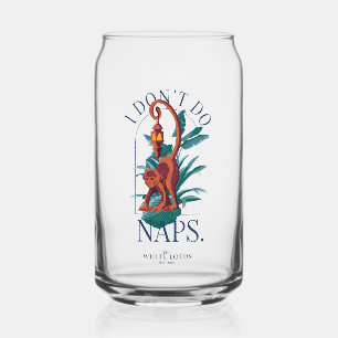 Ich mache keine Nickerchen Affe - Der weiße Lotus Dosenglas