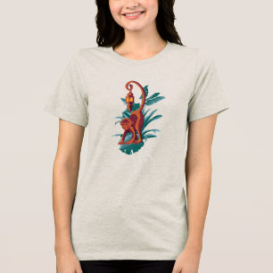 Ich mache keine Nickerchen Affe - Der weiße Lotus Tri-Blend Shirt