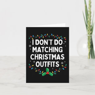 Ich mache keine passenden Weihnachtsartikel für Fa Karte